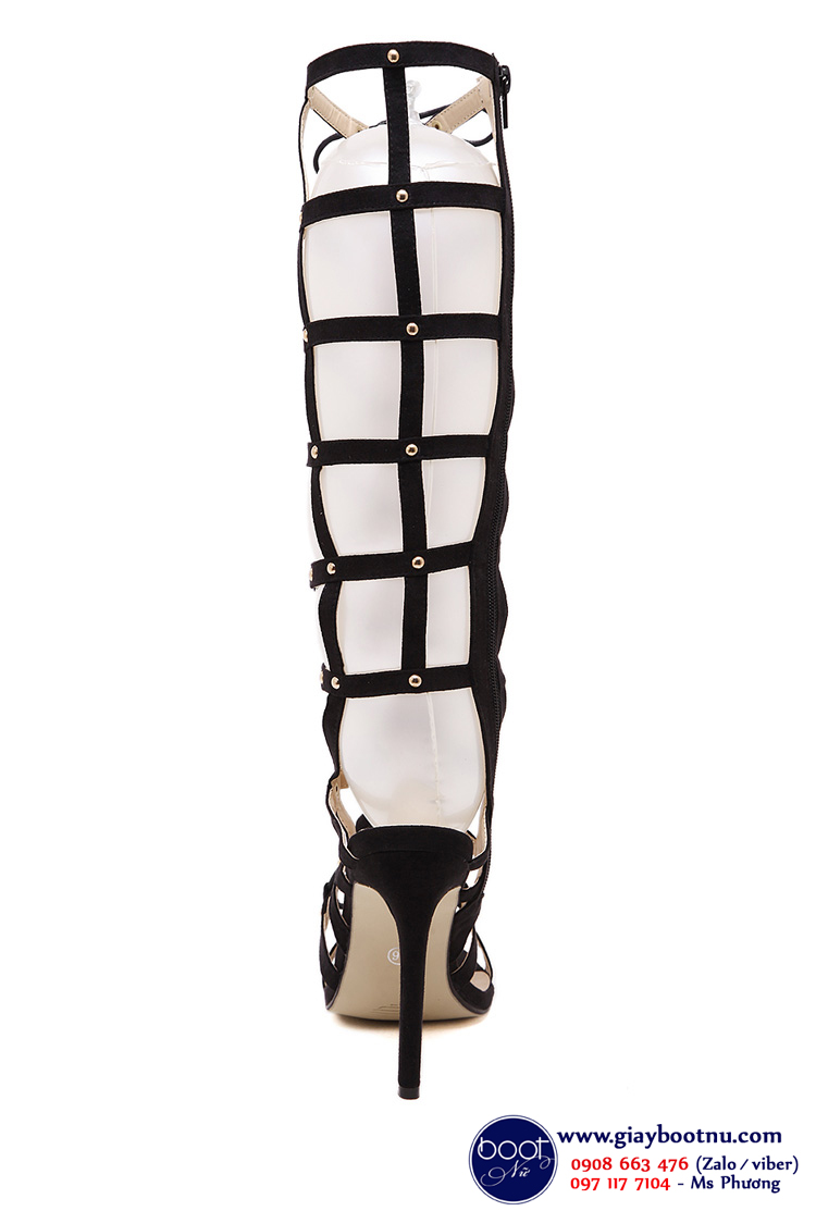 Sandal cổ cao đan dây sành điệu GCC140