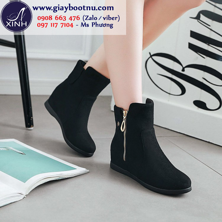 GBN175 giày boot nữ đi bộ cực mềm và êm chân, chị em đặc biệt yêu thích!