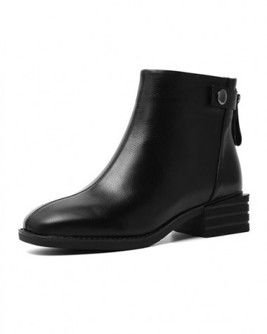 Boot cổ ngắn đế thấp đơn giản XINH XẮN GBN117A Boot cổ ngắn đế thấp đơn giản XINH XẮN GBN117A