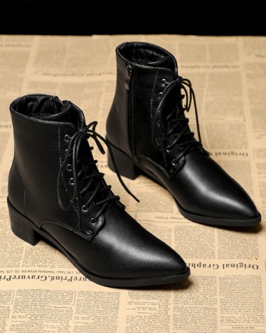 Boot cột dây mũi nhọn đế thấp HIỆN ĐẠI GBN85 Boot cột dây mũi nhọn đế thấp HIỆN ĐẠI GBN85