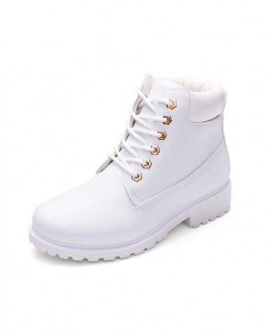 Boot nữ Martin trắng trẻ trung GBN18503 Boot nữ Martin trắng trẻ trung GBN18503