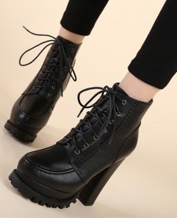 Giày boot nữ cột dây gót vuông 10.5cm ÔM CHÂN TÔN DÁNG mang tiệc, biểu diễn, chụp ảnh GBN94 Giày boot nữ cột dây gót vuông 10.5cm ÔM CHÂN TÔN DÁNG mang tiệc, biểu diễn, chụp ảnh GBN94