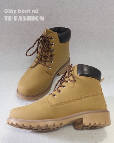 Boot nữ Martin chuẩn sành điệu màu bò GBN18502 Boot nữ Martin chuẩn sành điệu màu bò GBN18502